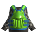 Lime Battlecrab Shell