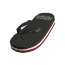 Black Flip-Flops